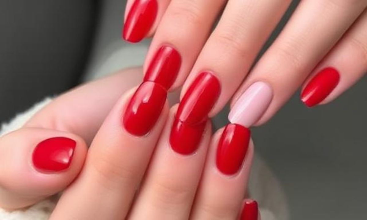 40 Best Red French Tip Nails Trendy Styles for 2025