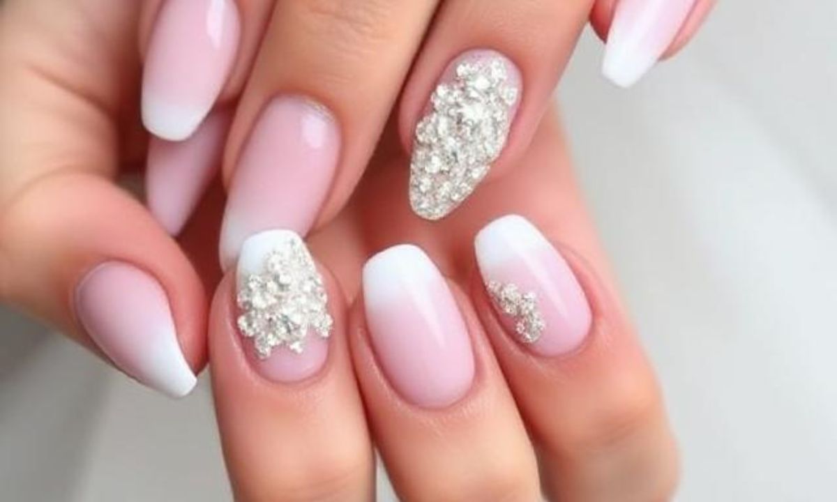 40 Simple Wedding Nails For The Bride 2025