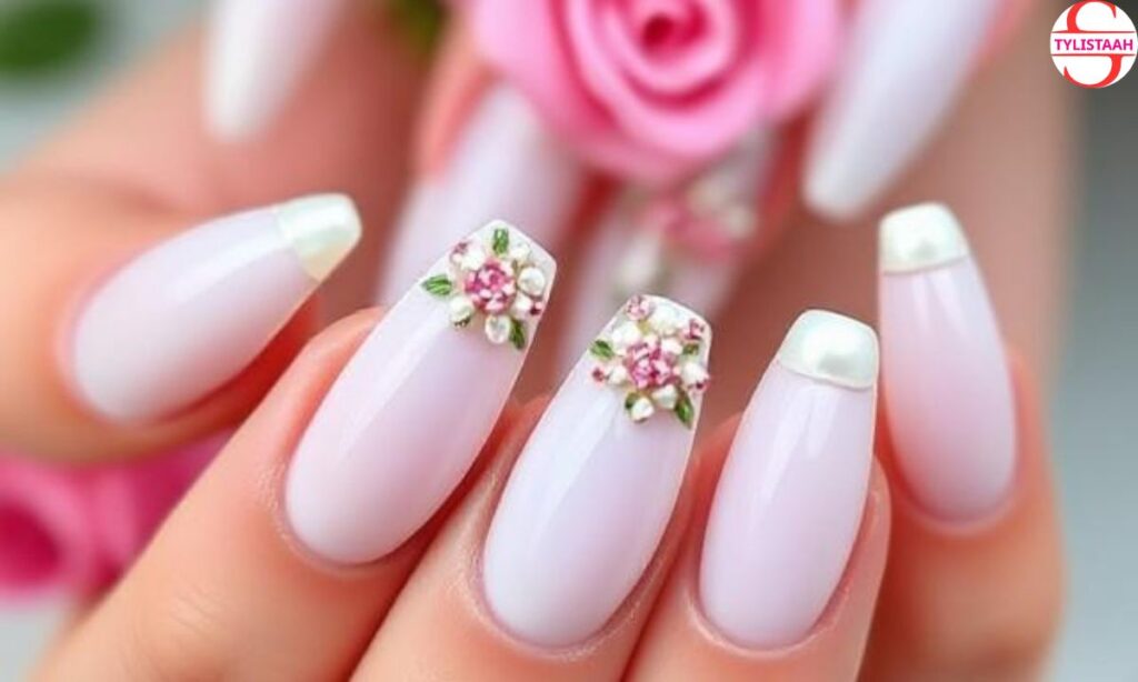 pearly-and-quartz-nails-with-roses