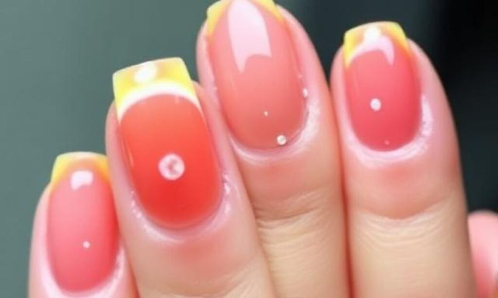 3D Juicy Grapefruit Nails