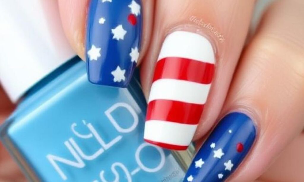 American National Holiday Nails