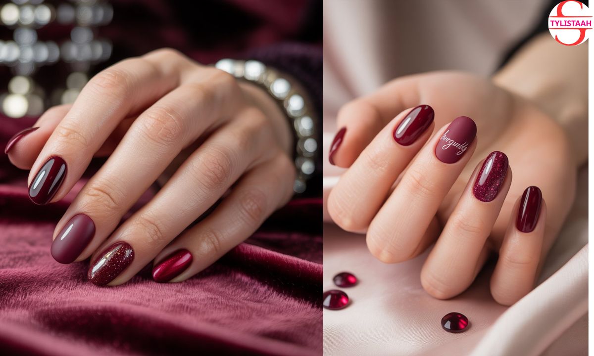 Burgundy Nail Ideas