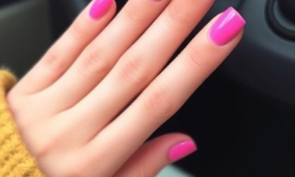 Classy Light Magenta Manicure