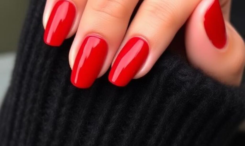 Cute Classic Red Manicure