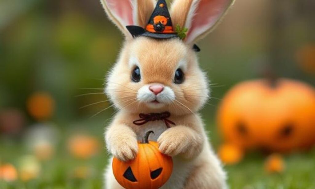 Cute Halloween Bunny