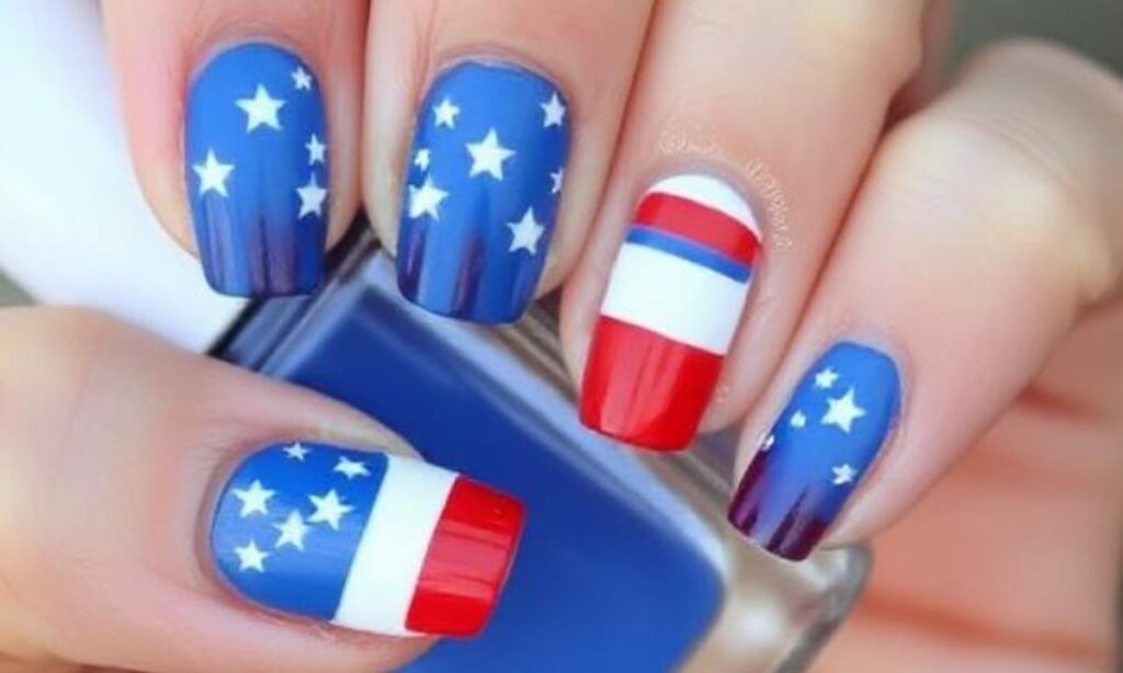 Cute Independence Day Nails