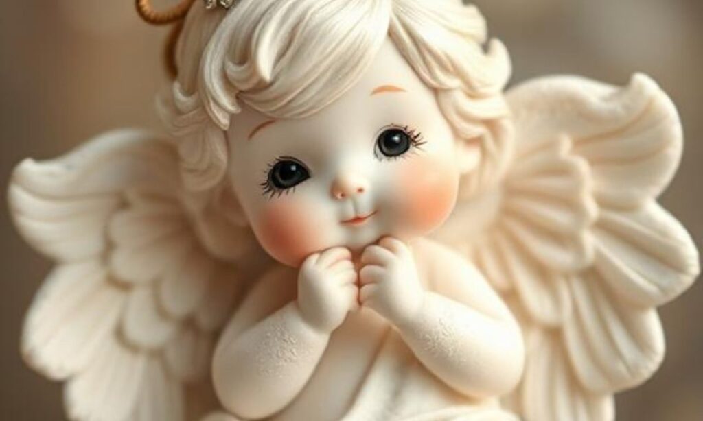 Cute White Angel