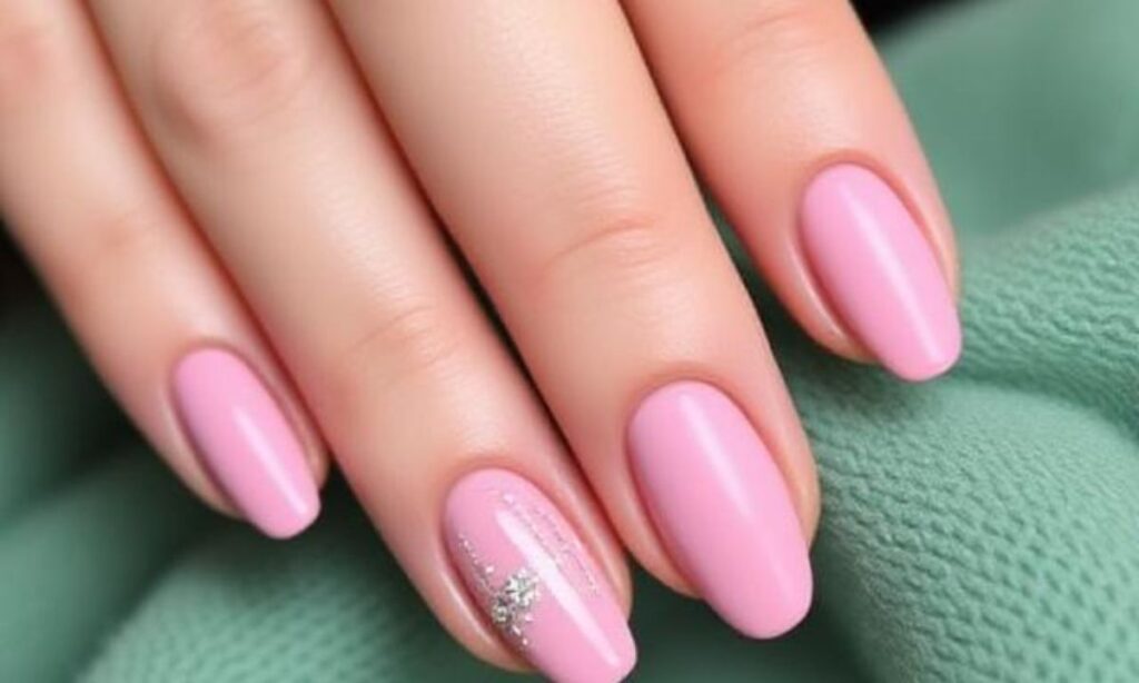Elegant Pink Matte Spring Nail Designs
