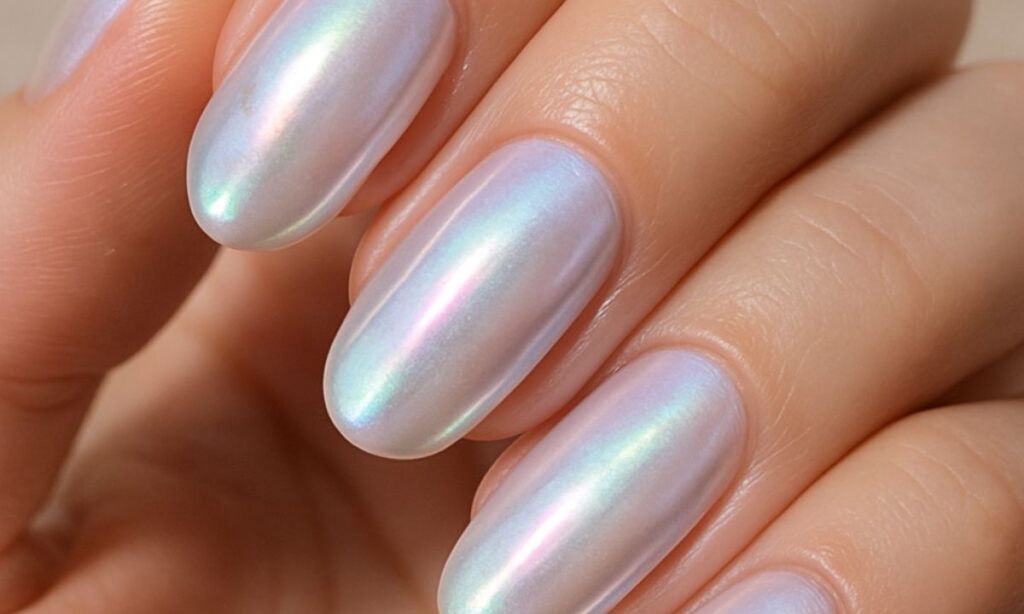 Long Pink Ombré Nails