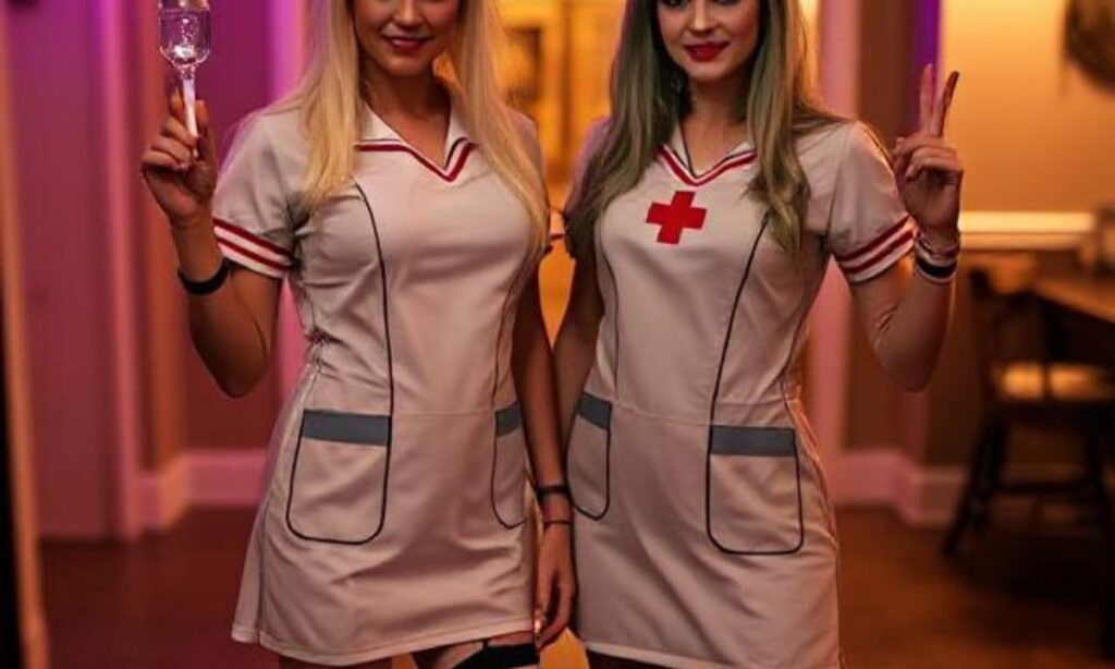 Night Nurse Duo Halloween Costumes