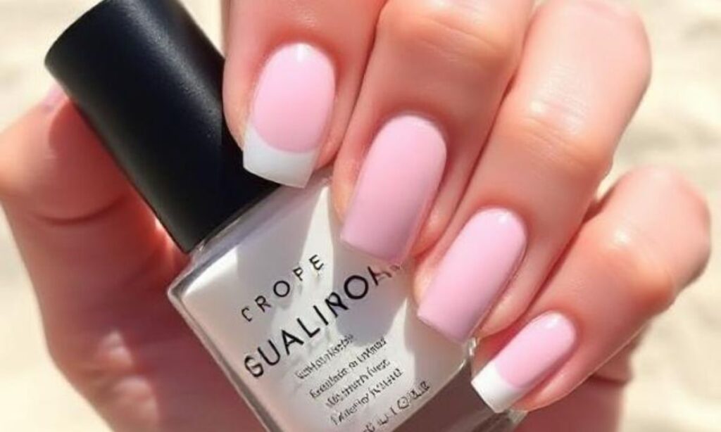 Simple Summer Beach Short Nails