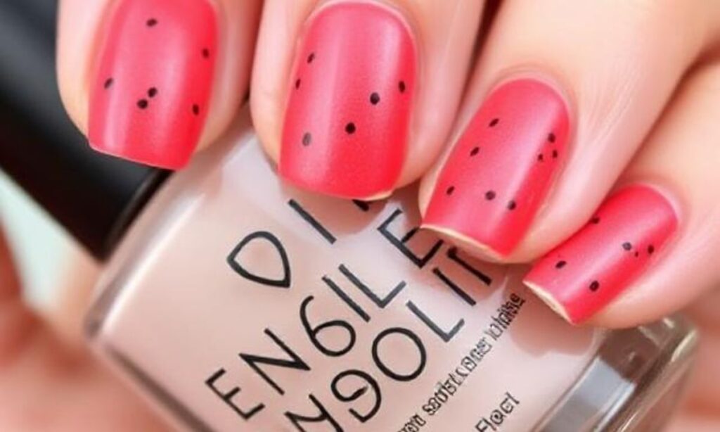 Watermelon Summer Fruit Nails