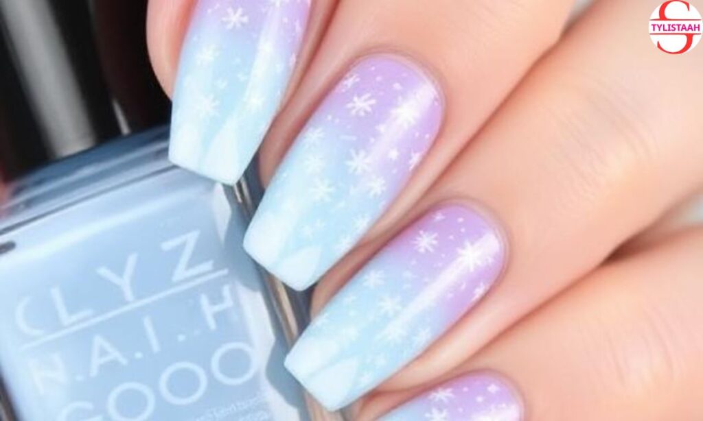arctic-snowflakes-ombre-nails