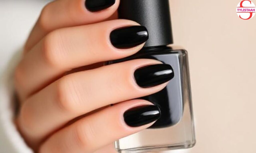 black-nail-polish-color