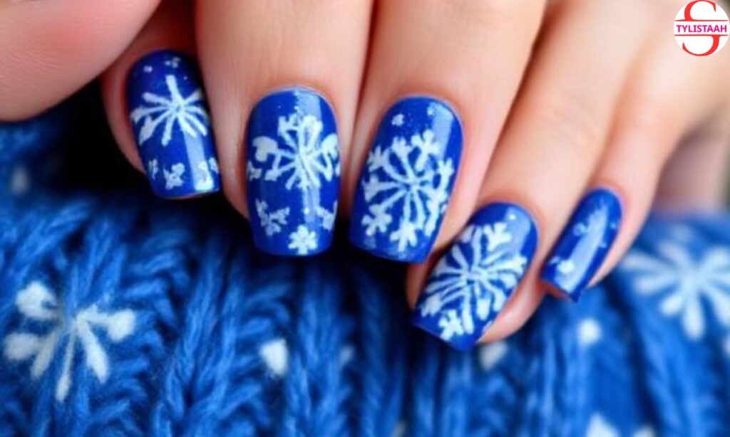 blue-and-white-snowflake-sweater-nails