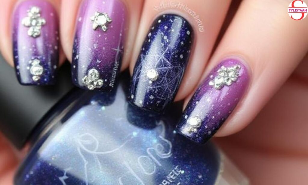 celestial-nail-art-with-rhinestones