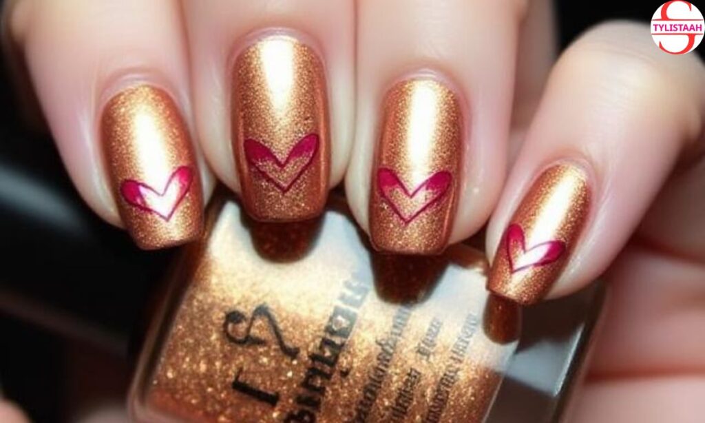 classy-bronze-goddess-valentine-nails
