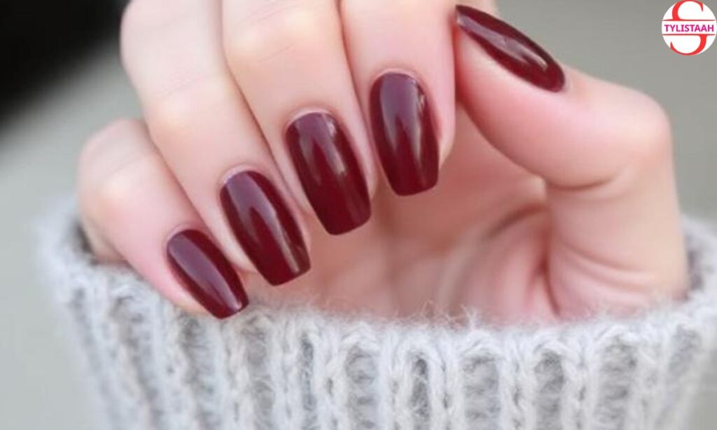 classy-burgundy-nails