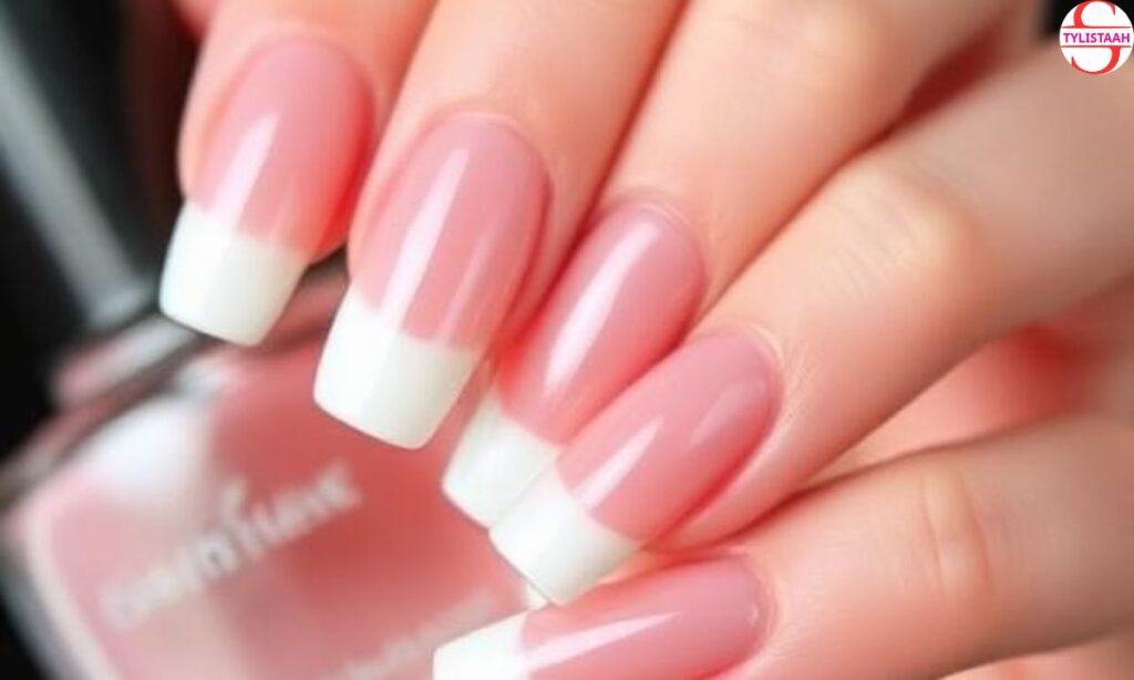 classy-shiny-french-manicure