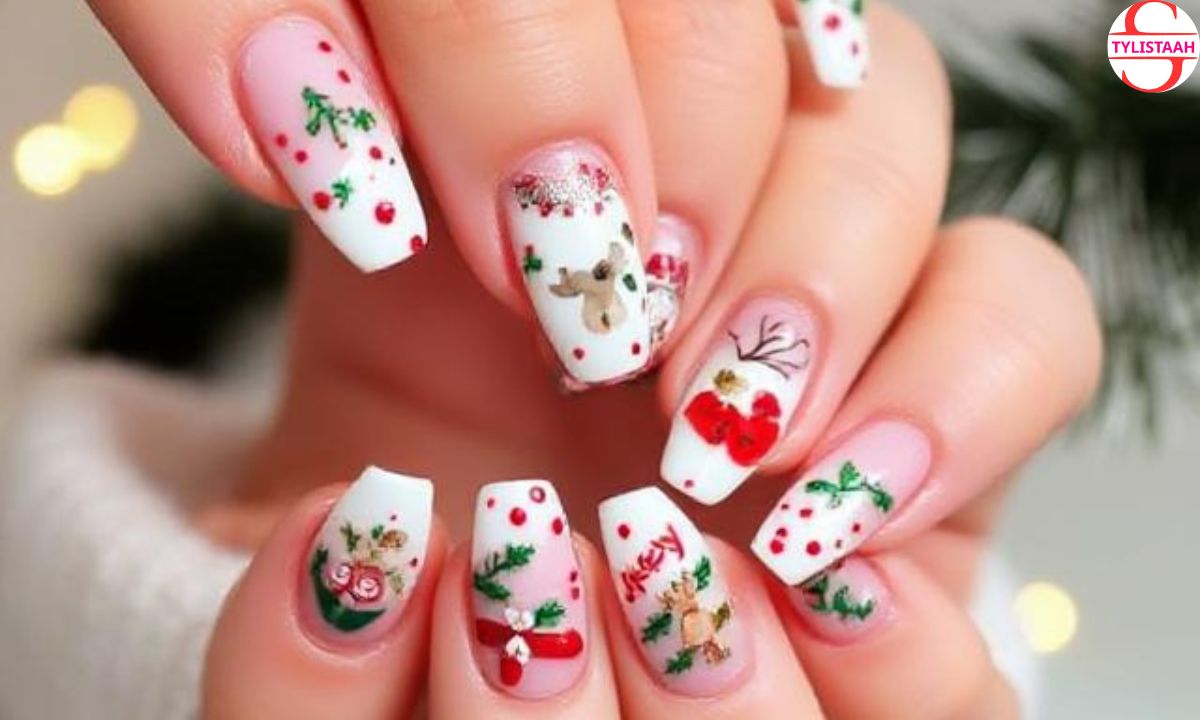 cute-christmas-acrylic-nails