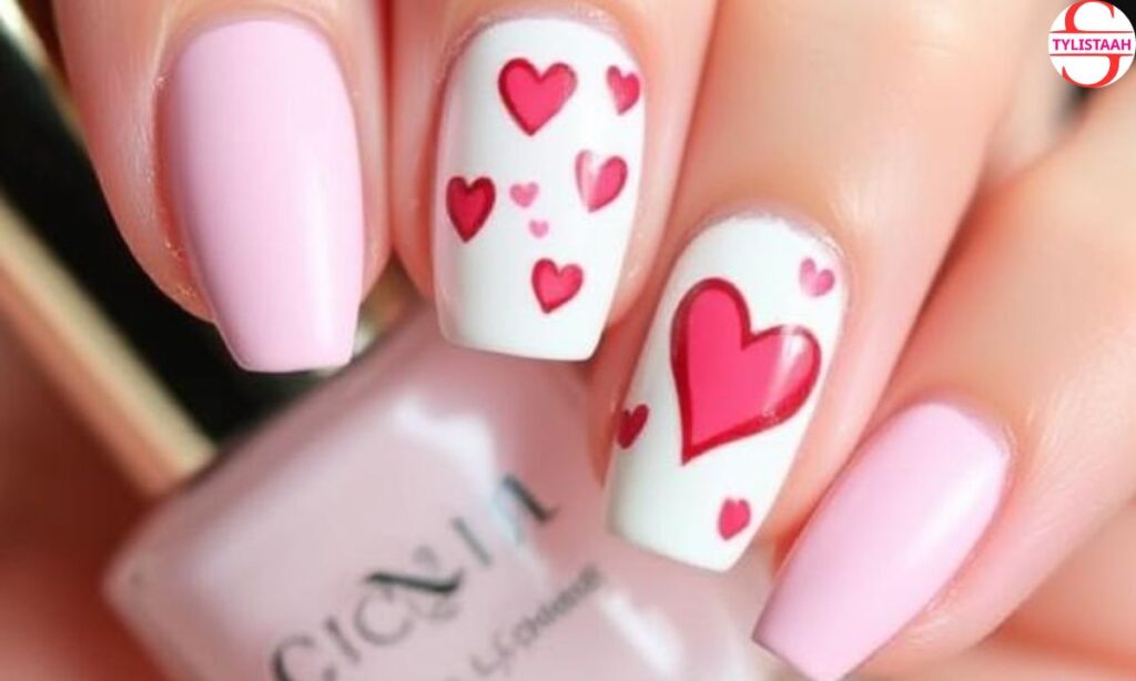 cute-heart-themed-lovers-day-nails
