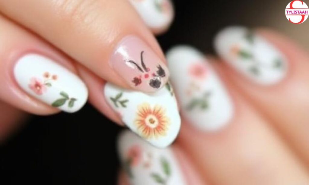 cute-nails-with-flower-design