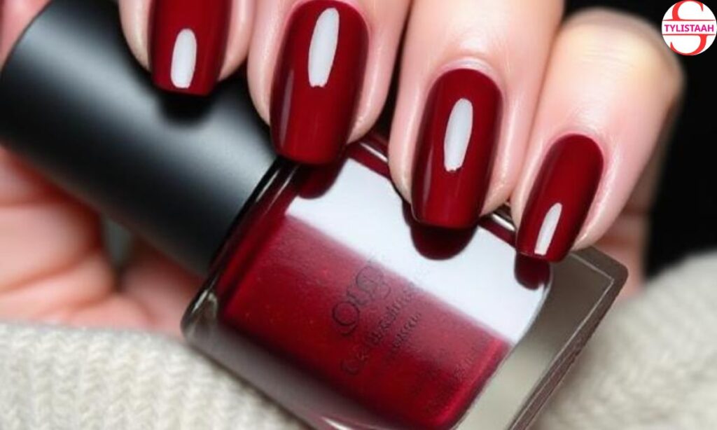 dark-red-nail-design