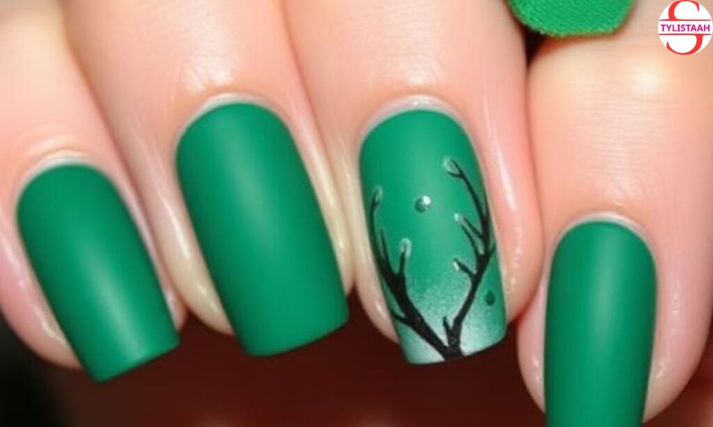 elf-inspired-matte-nails