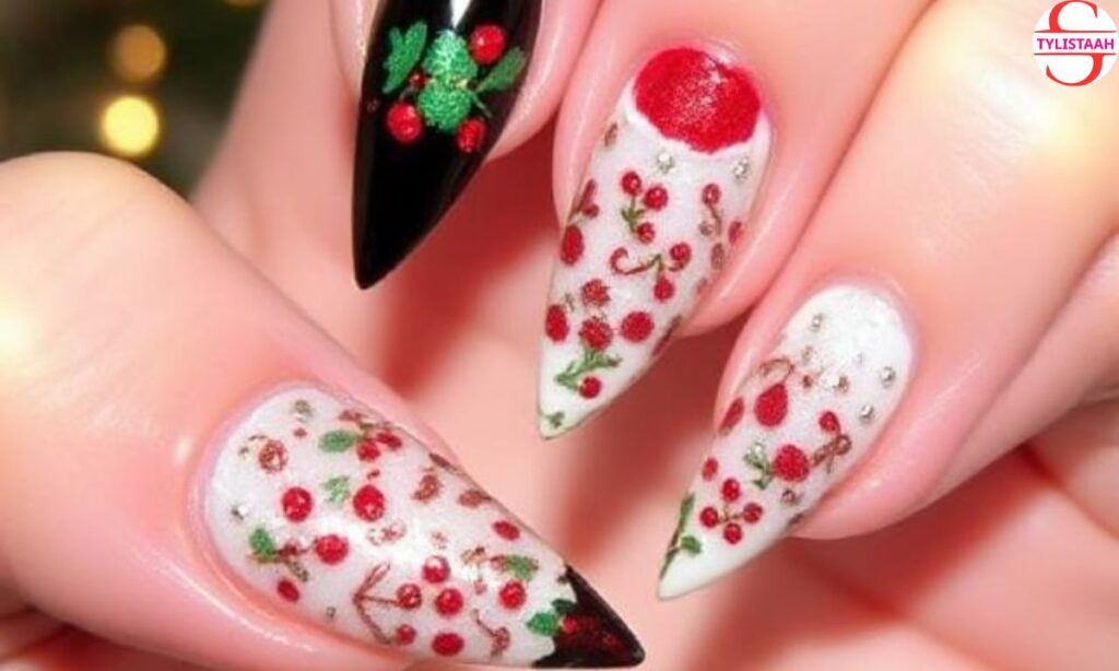 festive-stiletto-christmas-nails