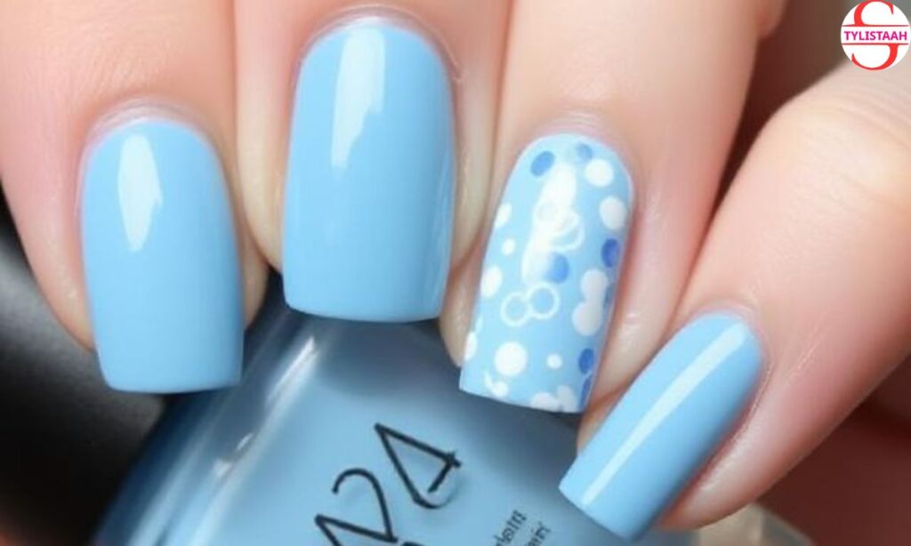 fun-baby-blue-nail-art