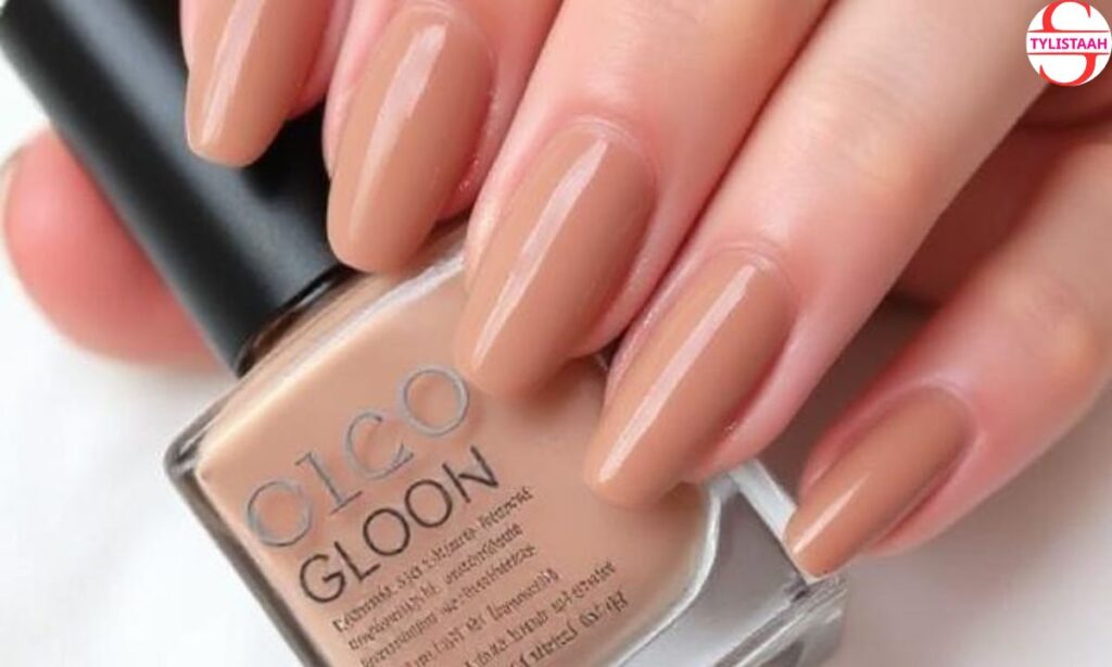 glossy-earth-toned-fall-nails