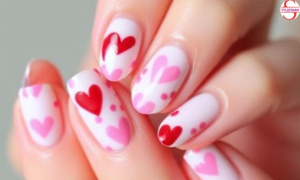 glossy-heart-nail-art