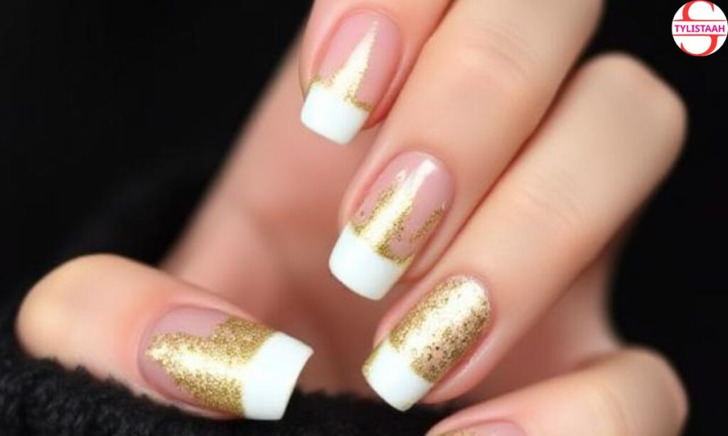gold-french-tip-celebration-nails