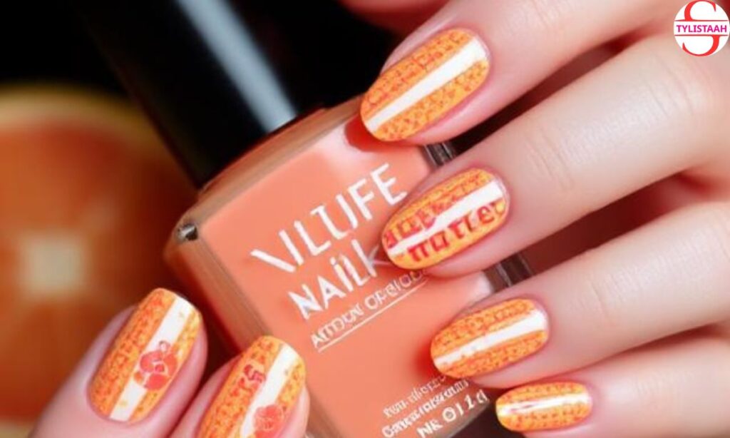 grapefruit-and-orange-juice-nails