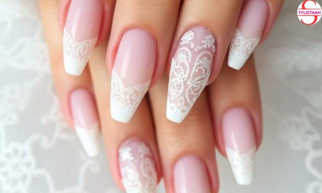 lacy-milky-white-bridal-nails