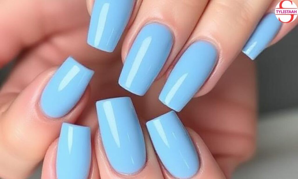 light-blue-chrome-short-nails