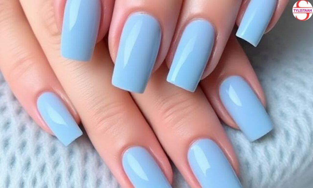 light-blue-chrome-square-nails