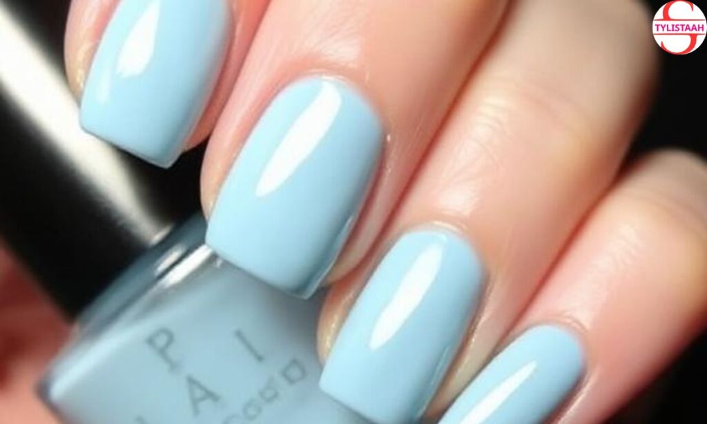light-blue-glazed-donut-nails