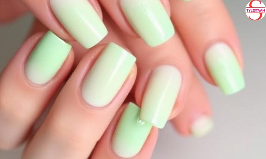 pastel-green-ombre-nail-design