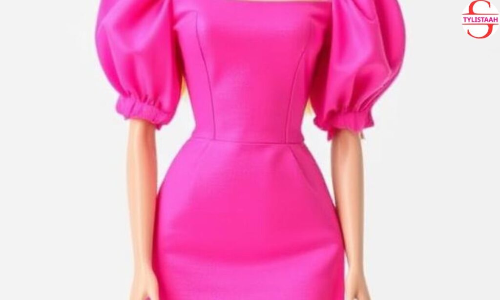 puffed-sleeved-barbie-minidress