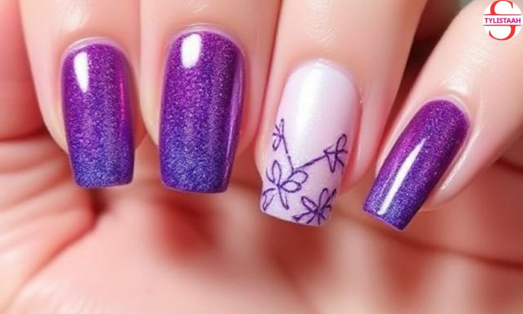 purple-aura-nail-design