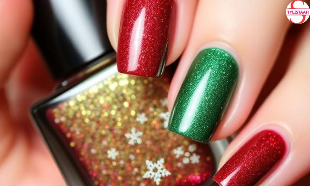 red-and-green-shimmery-christmas-nails
