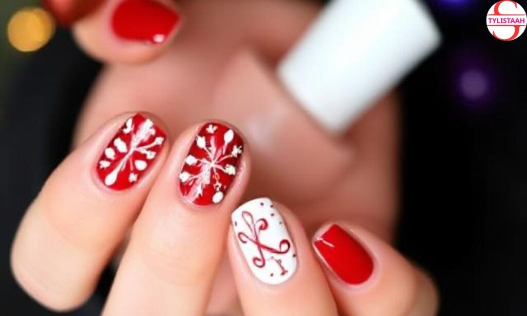 red-and-white-christmas-gift-nails