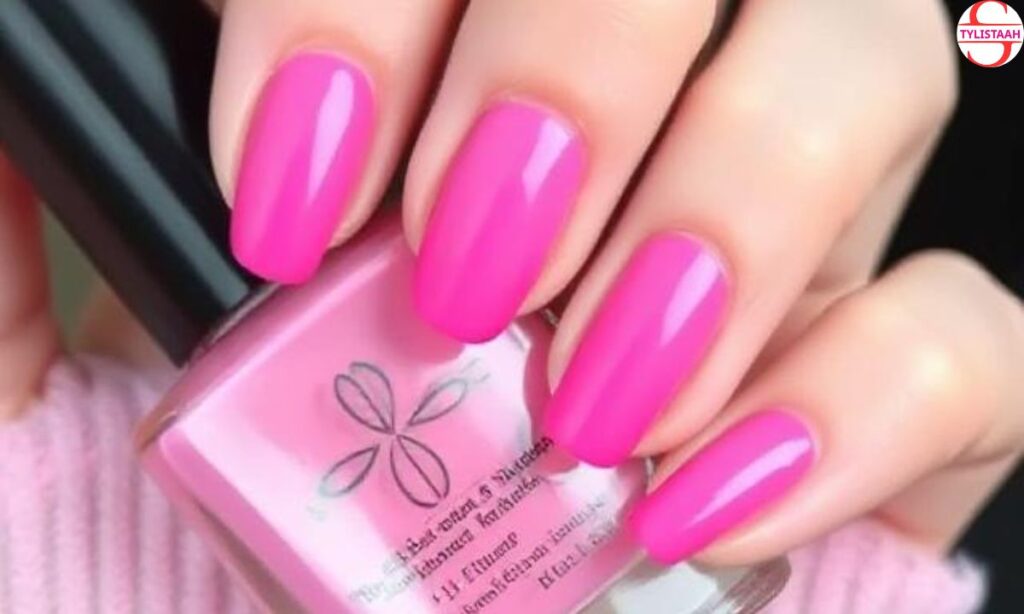 sheer-fuchsia-nail-art