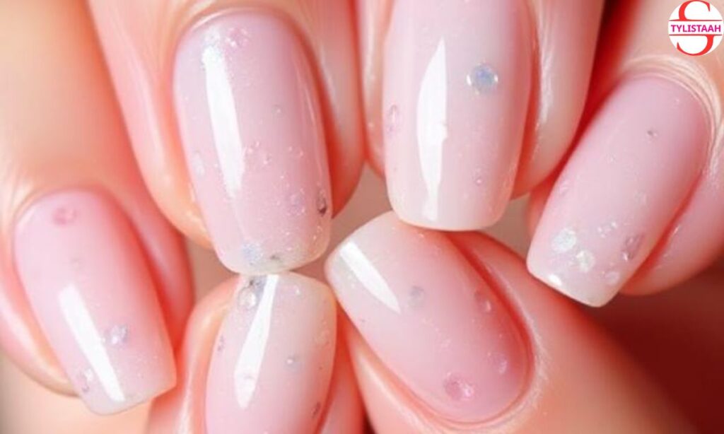 sheer-glazed-nail-art