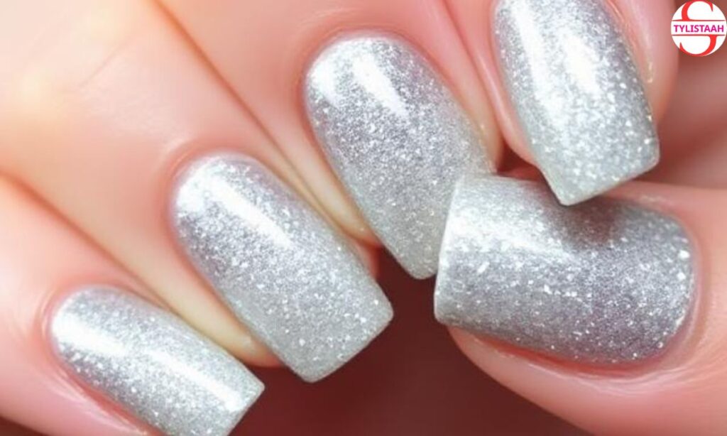 silver-glitter-gradient-nail-art