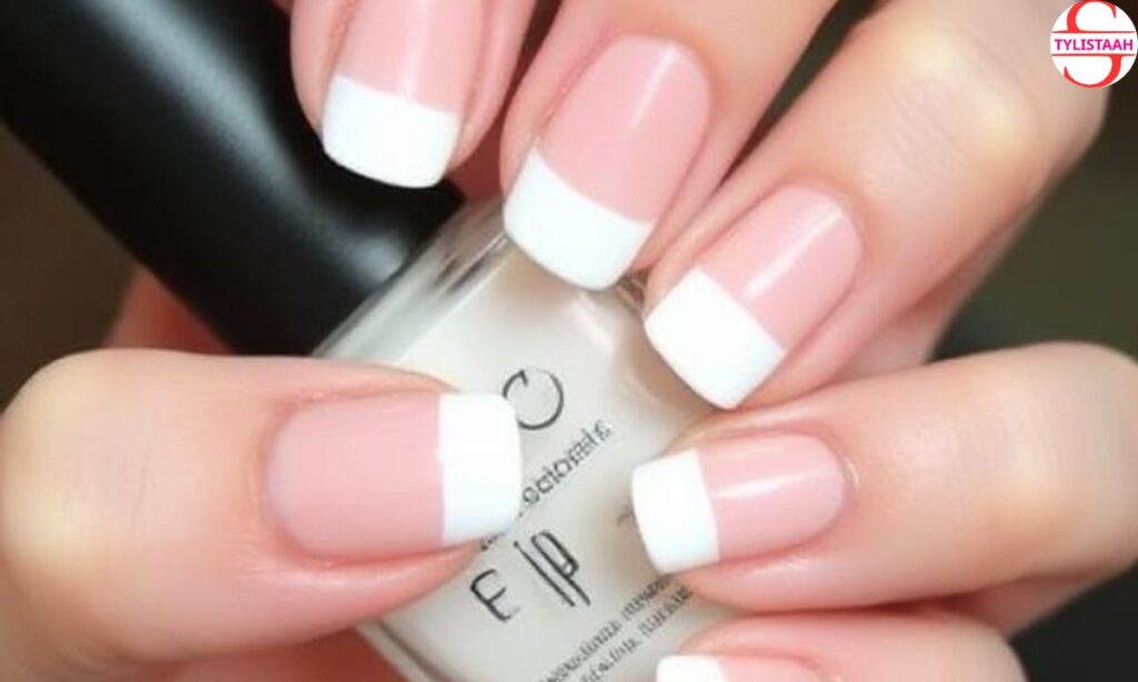 simple-eggshell-french-manicure