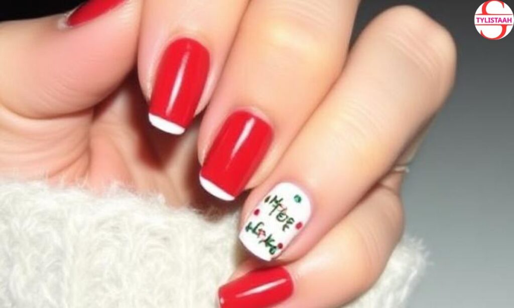 simple-red-and-white-christmas-nails