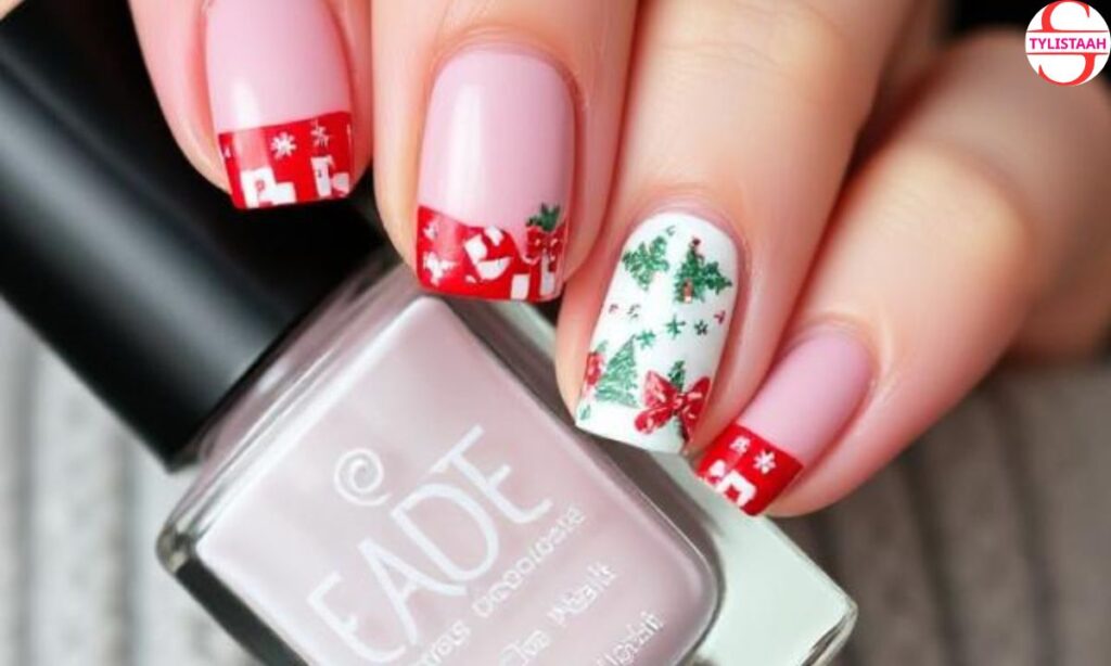 square-red-and-white-christmas-nails