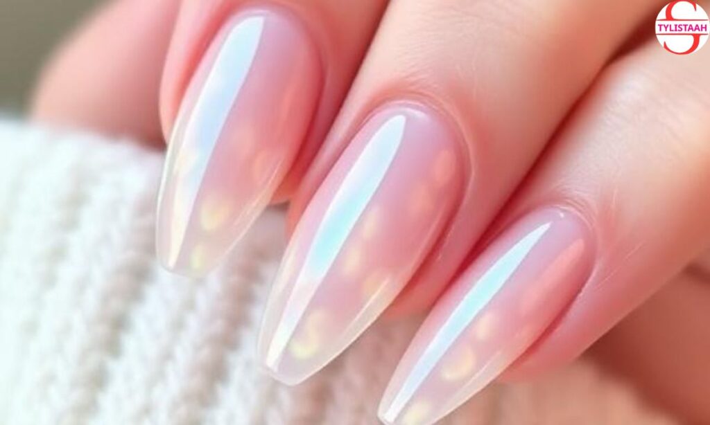 transparent-pearly-manicure